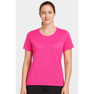 Champion Seamless Performance Tee Neon Pink L Breathable Athletic T-Shirt